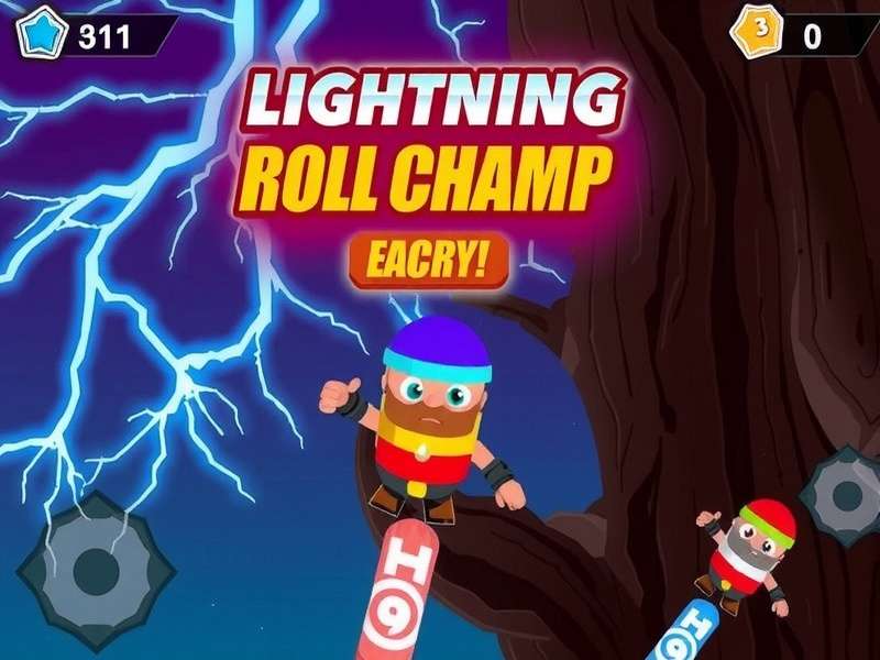 Lightning Roll Champ Gameplay Screenshot